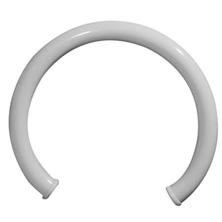 Ponte Giulio Round Grab Bar for Around Shower Valve - White G27JBS20W1